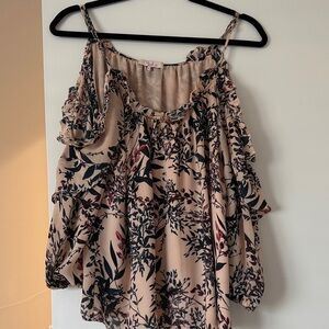 Floral Ruffle Women's Top from Parker